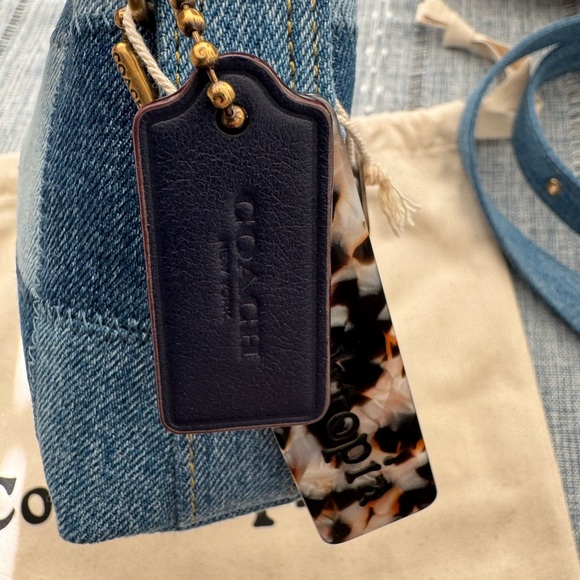 NWT Coachtopia Alter Ego Small Check Board Denim - Picture 15 of 15